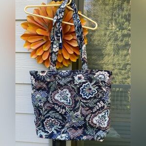 NWT Java Navy Camo Tote by Vera Bradley